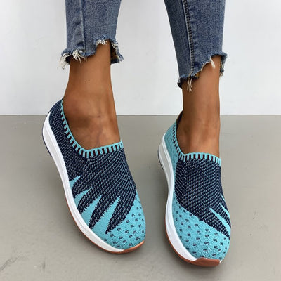 Zapatillas Deportivas Flyknit Transpirables con Cuña