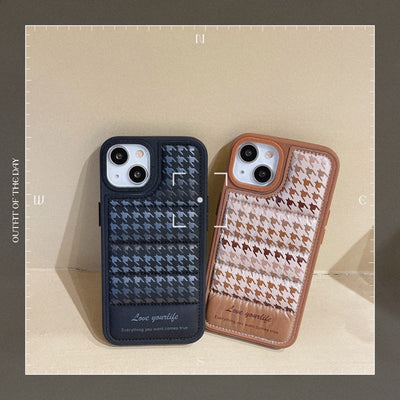 Funda de Teléfono Pied de Poule Pantalla Completa en Silicona - Image 9