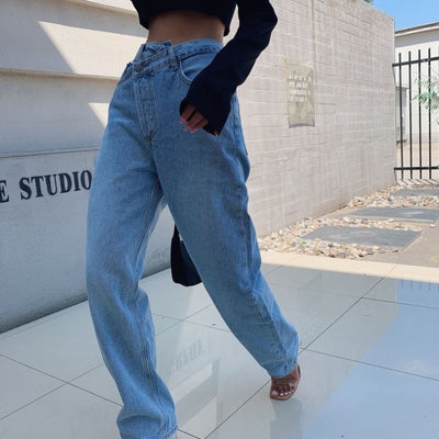 Jeans Retro Sueltos Rectos Slim - Estilo Urbano Vintage - Image 9