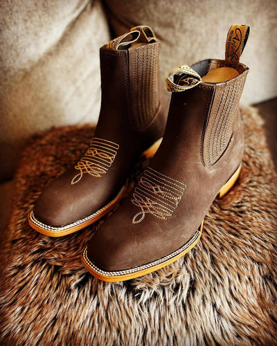 Botas Chelsea Martin con Bordado en Mangas - Estilo Europeo para Hombre - Image 19
