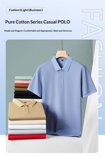 Polo de Algodón Mercerizado para Hombre - Acabado Premium - Image 17