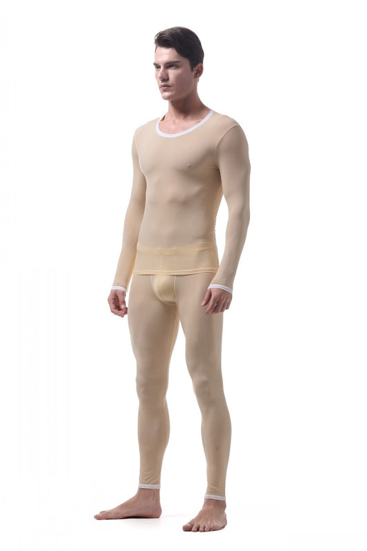 Conjunto de Ropa Térmica de Seda Helada para Hombre - Image 20