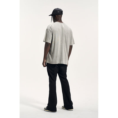 Traje Casual Negro Personalizado con Pantalones de Sudadera para Hombre - Image 6