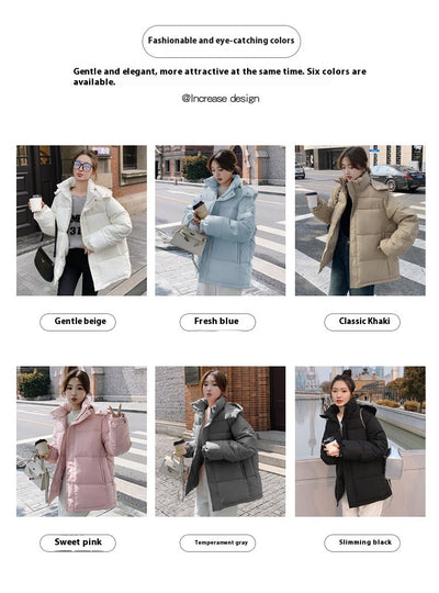 Abrigo Corto Acolchado Estilo Coreano Mujer - Diseño Suelto y Moderno - Image 9