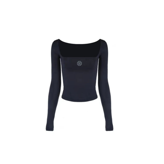 Playera Escote Cuadrado Morandi Ajustada para Baile Americano - Image 4