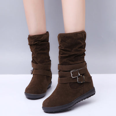 Botas de Algodón Forradas en Fleece con Doble Hebilla - Image 13