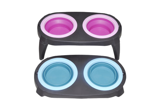 Comedero Doble para Perros Plegable con Tazones TPR - Image 9