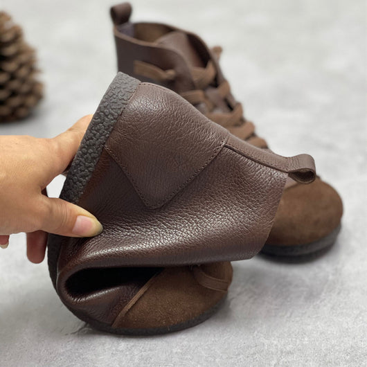 Botas Martin de Cuero Vintage con Forro Cálido y Suela Suave - Image 22
