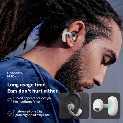 Auriculares Inalámbricos Clip-on Bluetooth con Cancelación de Ruido y Batería Extendida - Image 4