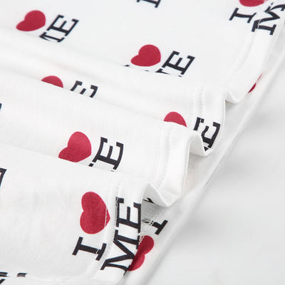 Pantalones Casuales Holgados con Estampado de Letras - Image 8