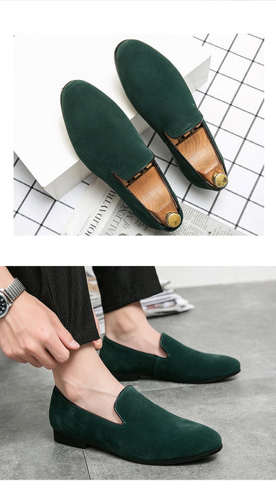 Zapatos de Cuero Británico Mate Gommino para Hombre - Image 13