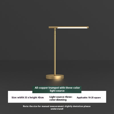 Lámpara de Mesa Articulada en Latón - Diseño Minimalista de Lujo - Image 8