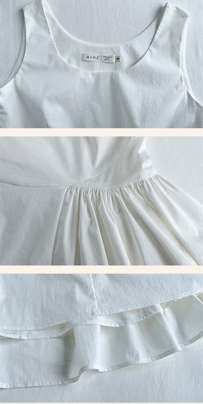 Vestido Tank Cuello Redondo Literario para Viajes - Image 11