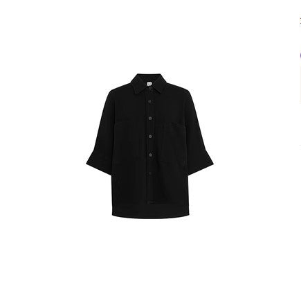 Conjunto de Pantalón Corto y Camisa de Bolsillos Grandes en Algodón con Cintura Elástica - Image 4