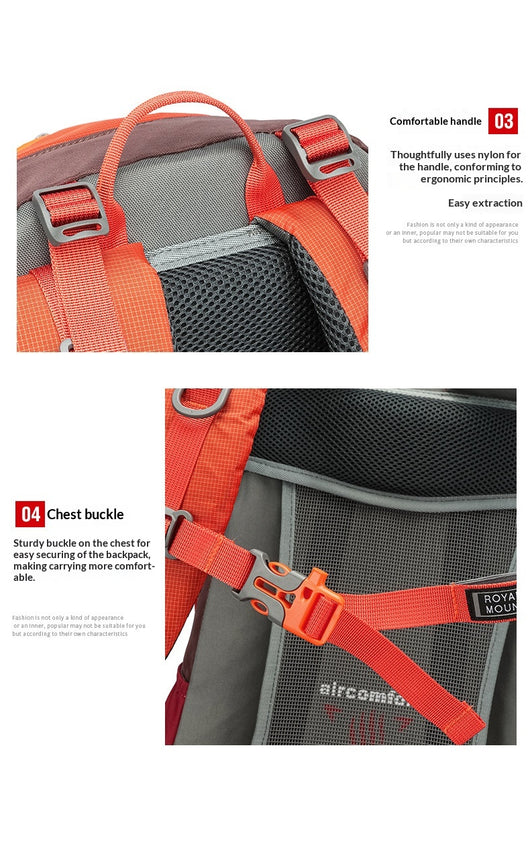 Mochila de Montaña Impermeable de Gran Capacidad Ultraligera - Image 19