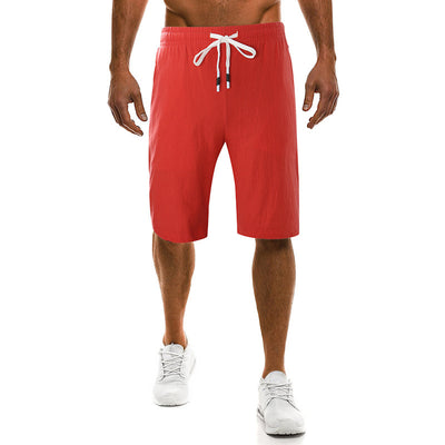 Pantalones Casuales de Algodón y Lino para Hombre - Image 13