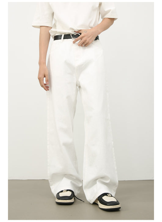 Jeans Retro Holgados con Cintura Elástica Estilo Coreano para Hombre - Image 16