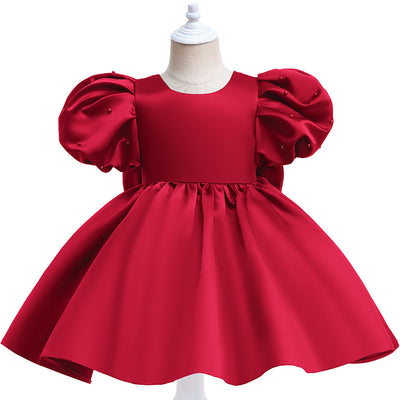 Vestido Infantil Elegante sin Mangas con Tul Esponjoso - Image 4