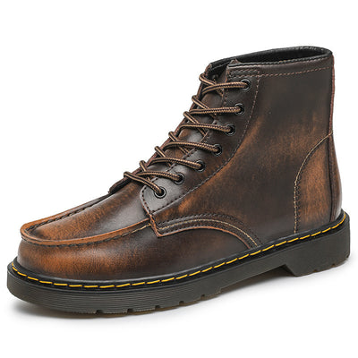 Botas Martin de Cuero Genuino Estilo Británico Premium con Forro de Cachemira - Image 11