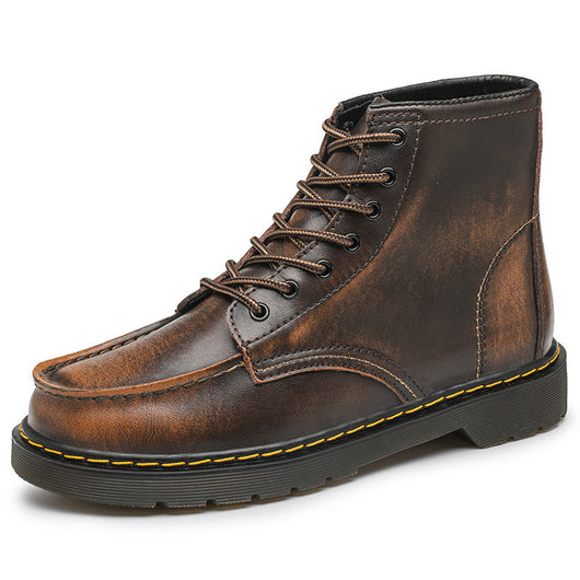 Botas Martin de Cuero Genuino Estilo Británico Premium con Forro de Cachemira - Image 11
