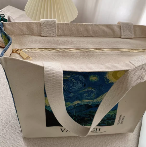Bolsa de Lona con Estampado Cielo Estrellado - Image 6