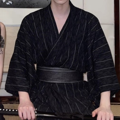Kimono Formal Tradicional Japonés para Hombre - Image 19