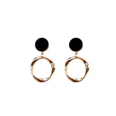 Aretes de Aro Blanco Pequeño - Diseño Minimalista Elegante - Image 7
