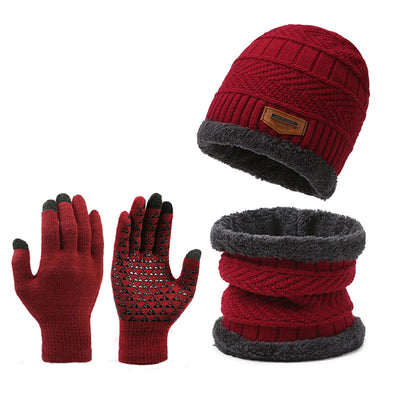 Conjunto Invernal 3 en 1: Bufanda, Guantes y Gorro de Lana Térmica - Image 4