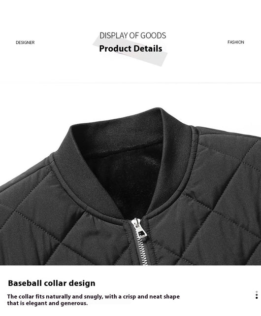 Chaqueta de Invierno Acolchada Talla Grande para Hombre - Image 15