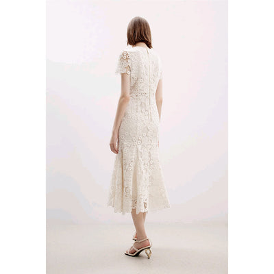 Vestido Ajustado con Encaje Elegante para Mujer - Image 4