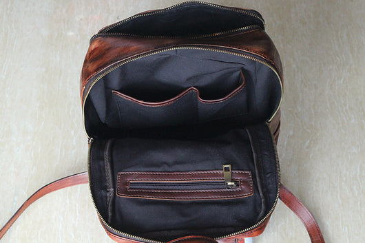 Bolsa de Viaje en Cuero Genuino con Acabado Vintage Artesanal - Image 13