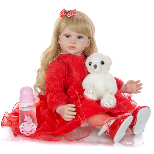 Muñeca Renacida de 60 cm con Cuerpo de Tela - Bebé Realista