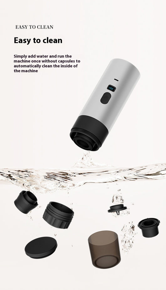 Cafetera Cápsula Portátil Automática con Calentamiento Inalámbrico - Image 12