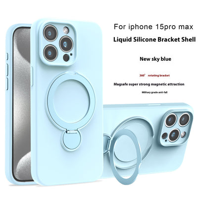 Funda Magnética de Silicona Líquida con Soporte - Protección Anti-caídas - Image 12
