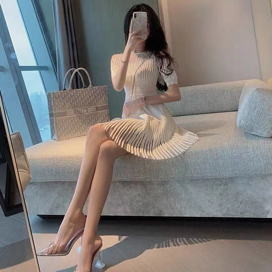 Vestido Elegante Ceñido de Lujo Celebrity con Falda Hada - Image 15
