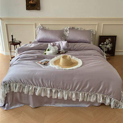 Juego de Cama Sedoso French Ice con Encaje Premium - Image 6