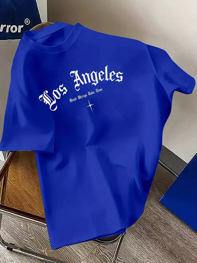 Playera Casual Los Angeles Cuello Redondo Hombre - Image 11