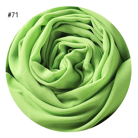Pañuelo de Gasa de Perla Liso y Versátil para Mujer - Image 36