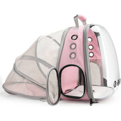 Mochila Transportadora Transparente Expandible para Mascotas - Image 9
