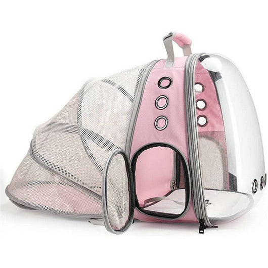 Mochila Transportadora Transparente Expandible para Mascotas - Image 9