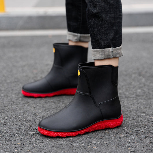 Botas de Lluvia Impermeables Mid-Tube para Hombre - Image 7