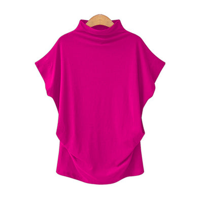 Blusa Cuello Alto con Mangas Murciélago - Image 28