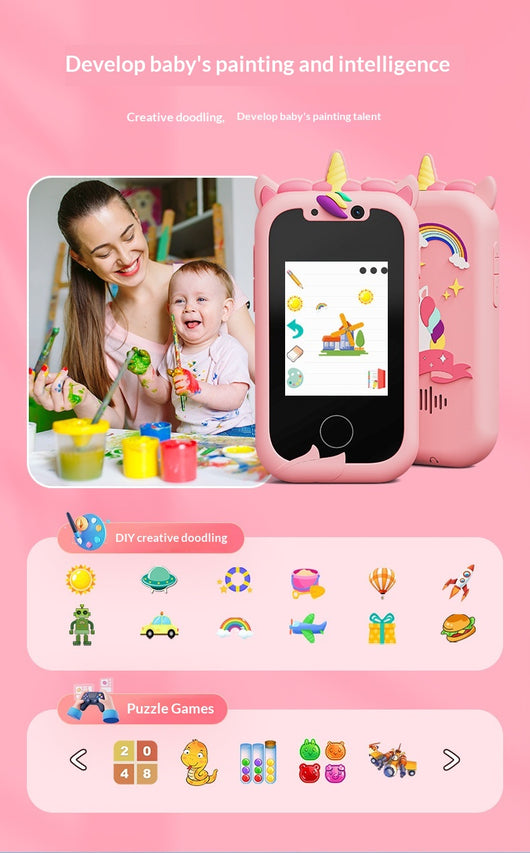 Teléfono Educativo Infantil con Doble Cámara y Pantalla Táctil - Image 20