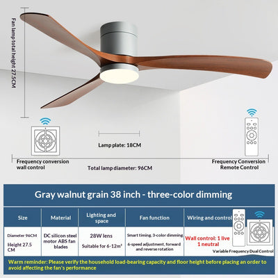 Ventilador de Techo con Luz Integrada Moderno y Minimalista - Image 22