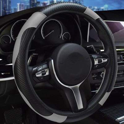 Funda de Volante de Cuero Elástica sin Aro - Image 10