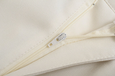Pantalones Casuales de Cintura Alta Estilo Europeo - Corte Recto Clásico - Image 40