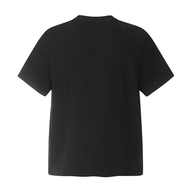 Camiseta Manga Corta Hombre con Costuras Divididas - Image 8