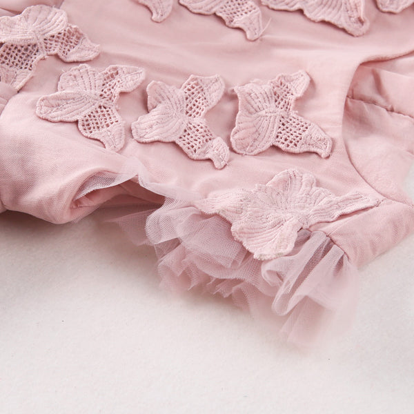 Vestido Princesa Niña con Mangas Volantes - Ideal para Verano