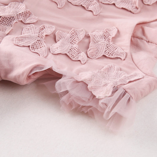 Vestido Princesa Niña con Mangas Volantes - Ideal para Verano - Image 2