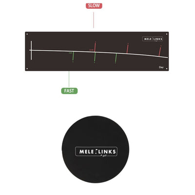 Tapete de Práctica de Golf con Guía de Trayectoria para Putting - Image 11